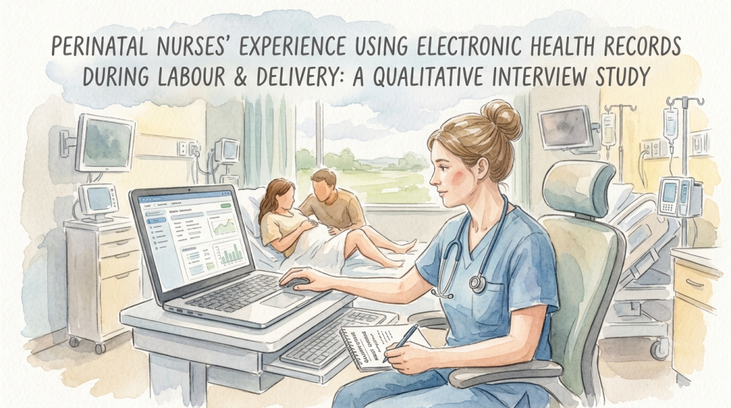 Perinatal nurses' experience using electronic health records during labour and delivery: 
A qualitative interview study

